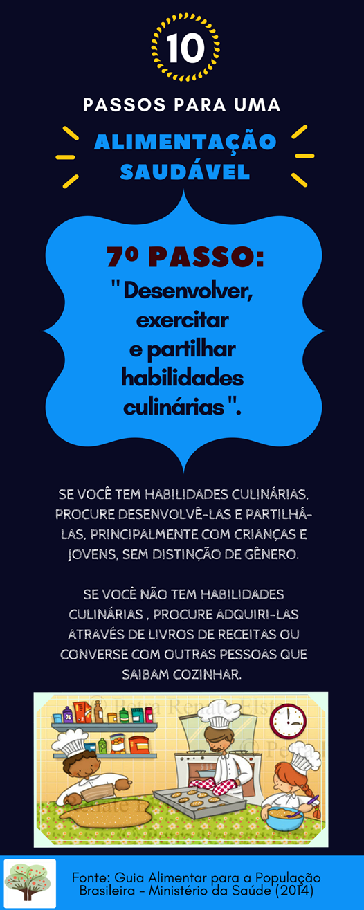 10 passos para uma alimentação saudável Guia Alimentar 7º passo